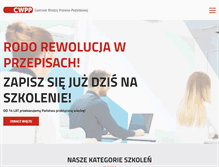 Tablet Screenshot of cwpp.pl